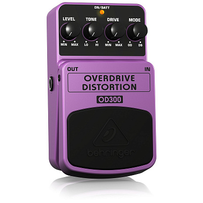 Гитарная педаль Overdrive + Distortion Behringer OD300 Overdrive/ Distortion